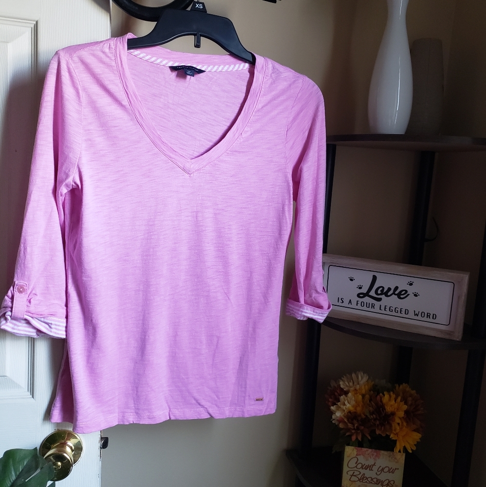 NWOT Tommy Hilfiger Pink Long Sleeve Top